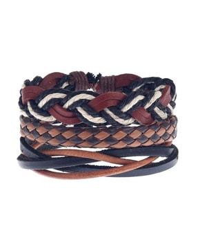 bssk16-pack of 4 adjustable wrap bracelet