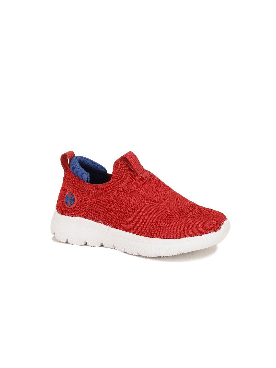 bubblegummers girls red perforations slip-on sneakers