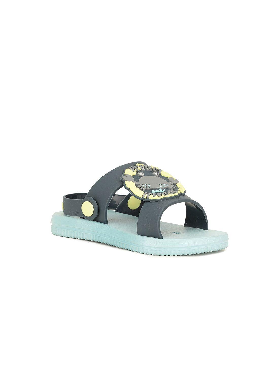 bubblegummers boys blue & grey comfort sandals