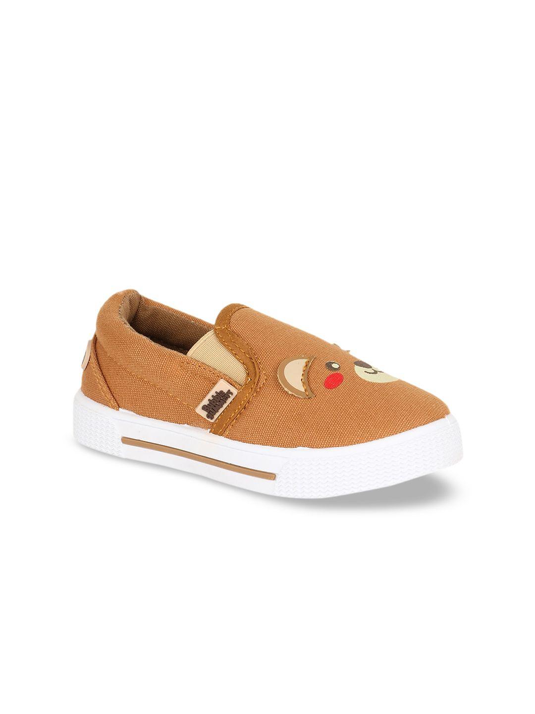 bubblegummers boys brown slip-on sneakers