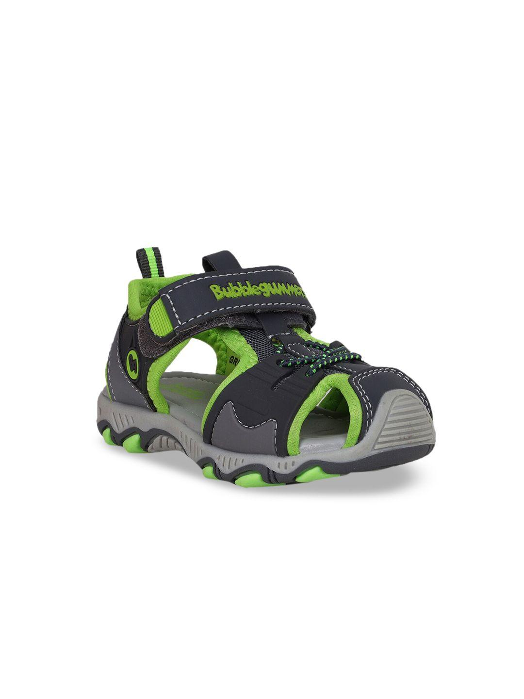 bubblegummers boys grey comfort sandals