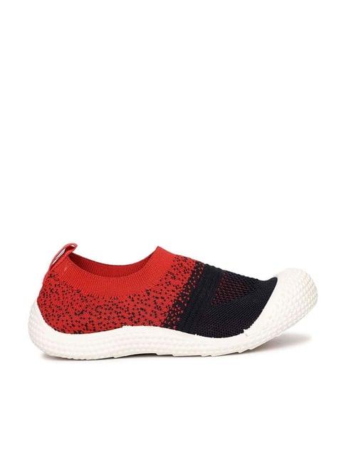 bubblegummers by bata kids black & red casual slip-ons