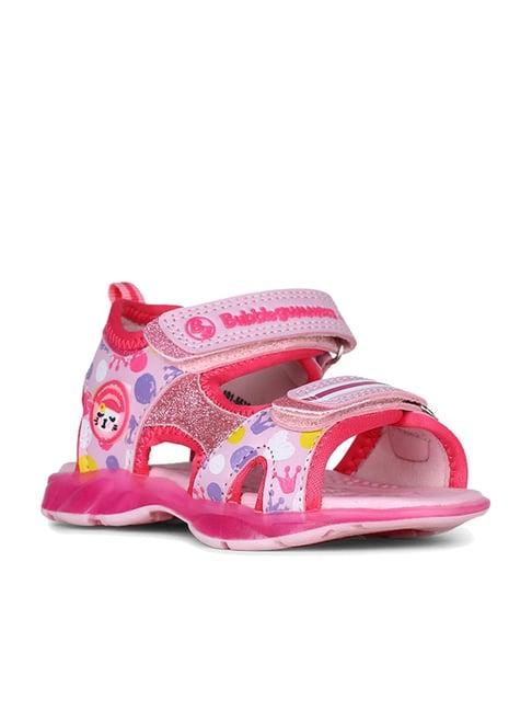 bubblegummers by bata kids pink floater sandals