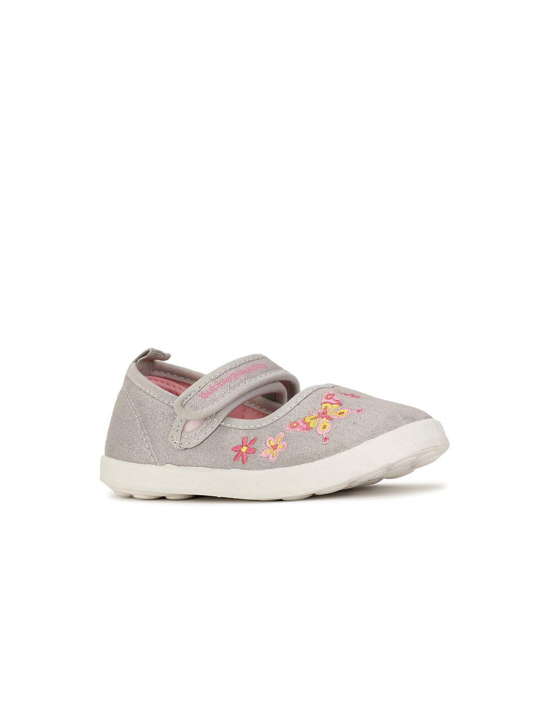 bubblegummers girls embroidered ballerinas flats