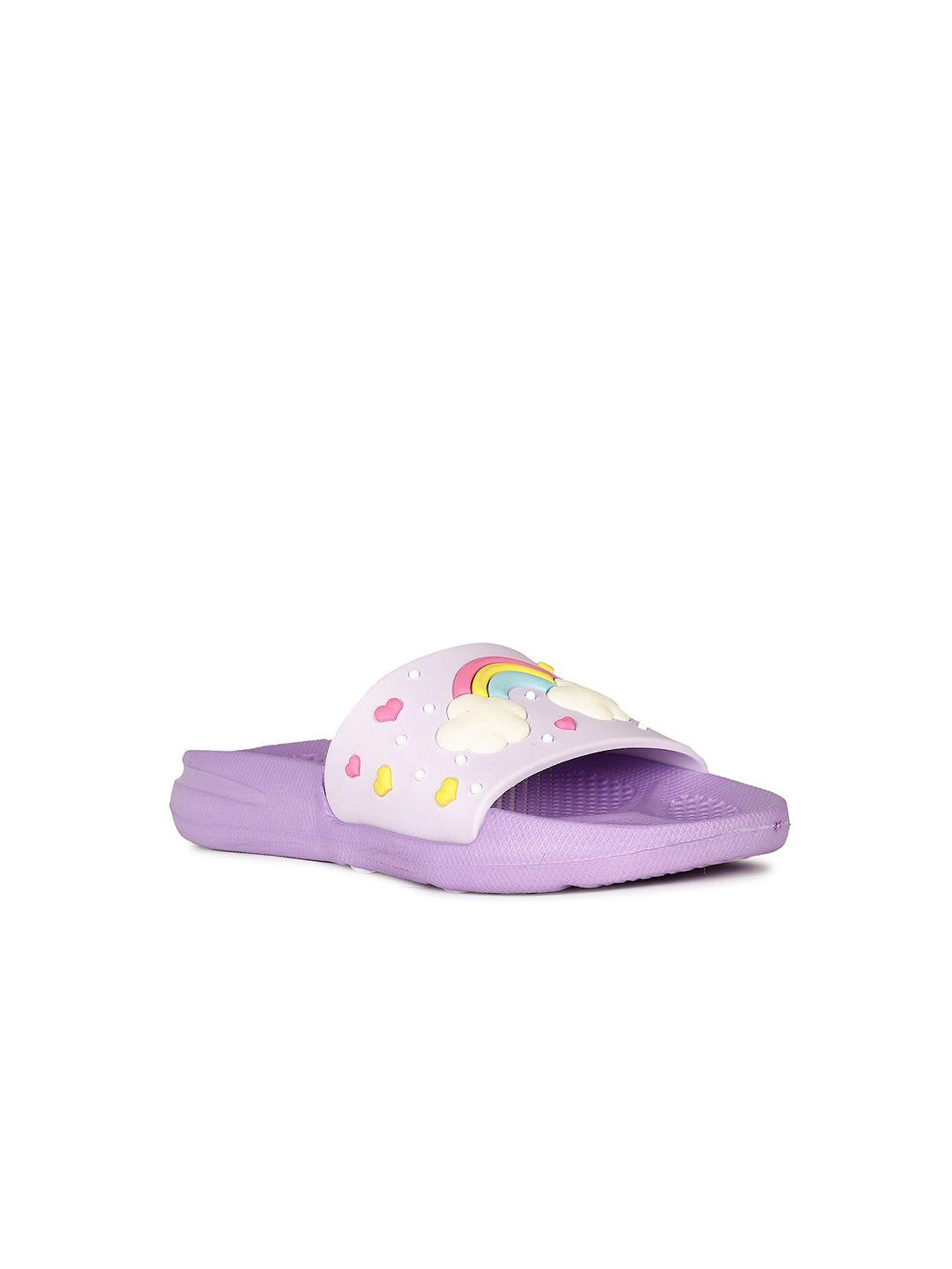 bubblegummers girls rainbow applique sliders