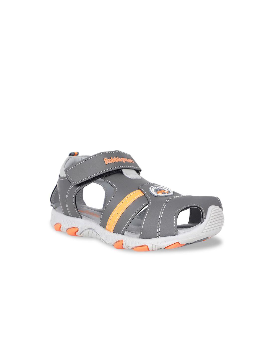 bubblegummers grey boys comfort sandals