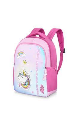 bubbles 03 polyester school backpack - pink