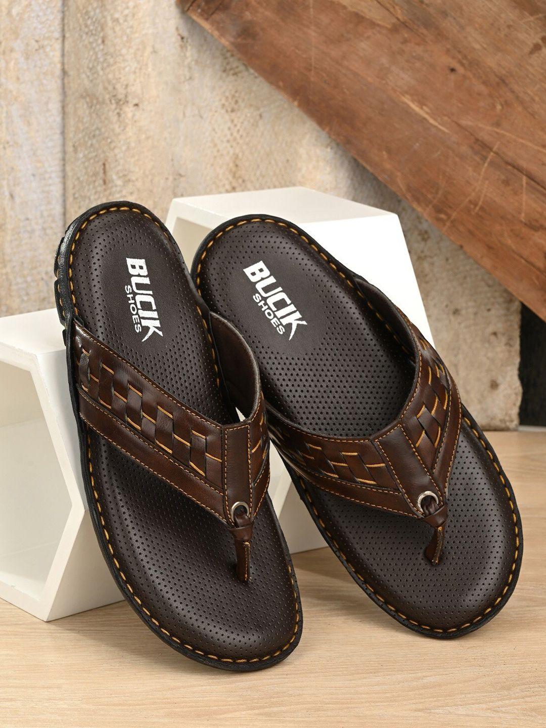 bucik men brown comfort sandals
