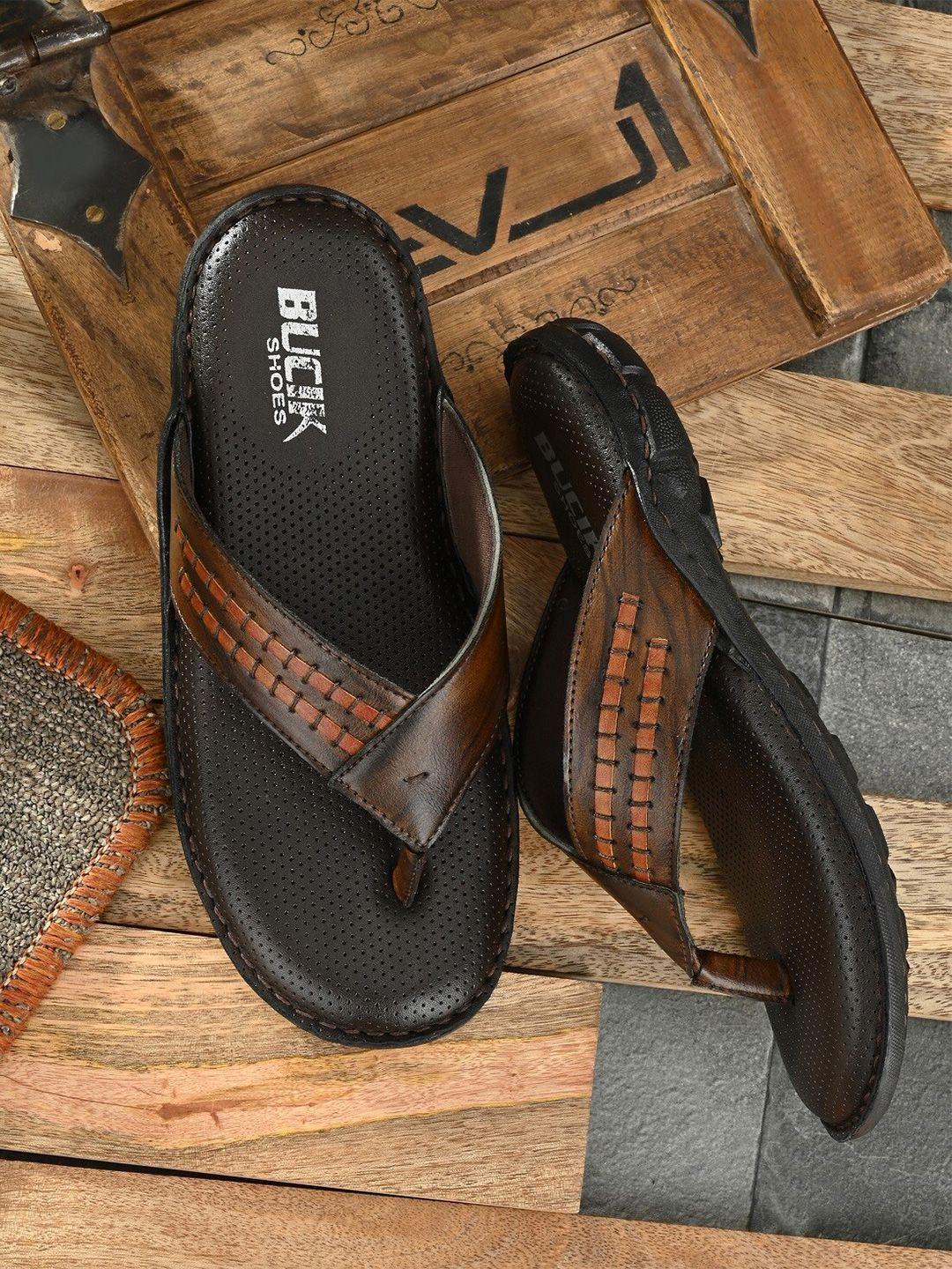 bucik men brown comfort sandals