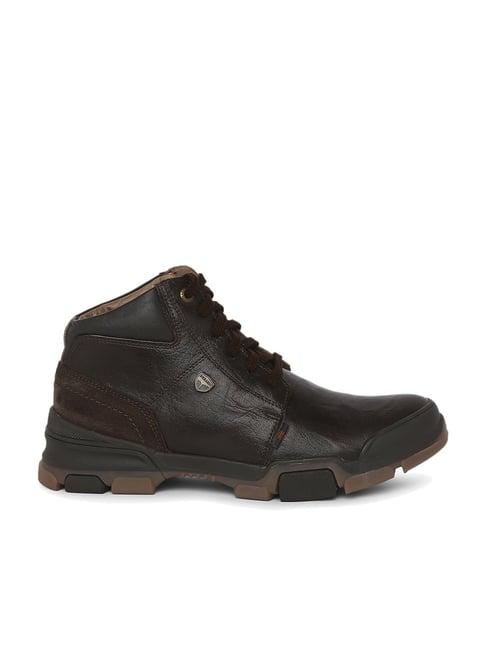 buckaroo men's casto brown derby boots