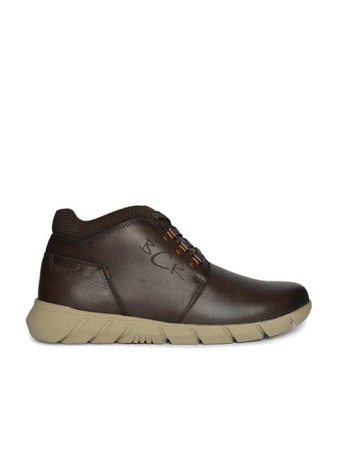 buckaroo men's kesten brown derby boots