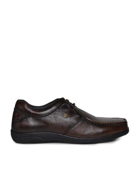 buckaroo men's trio brown derby shoes