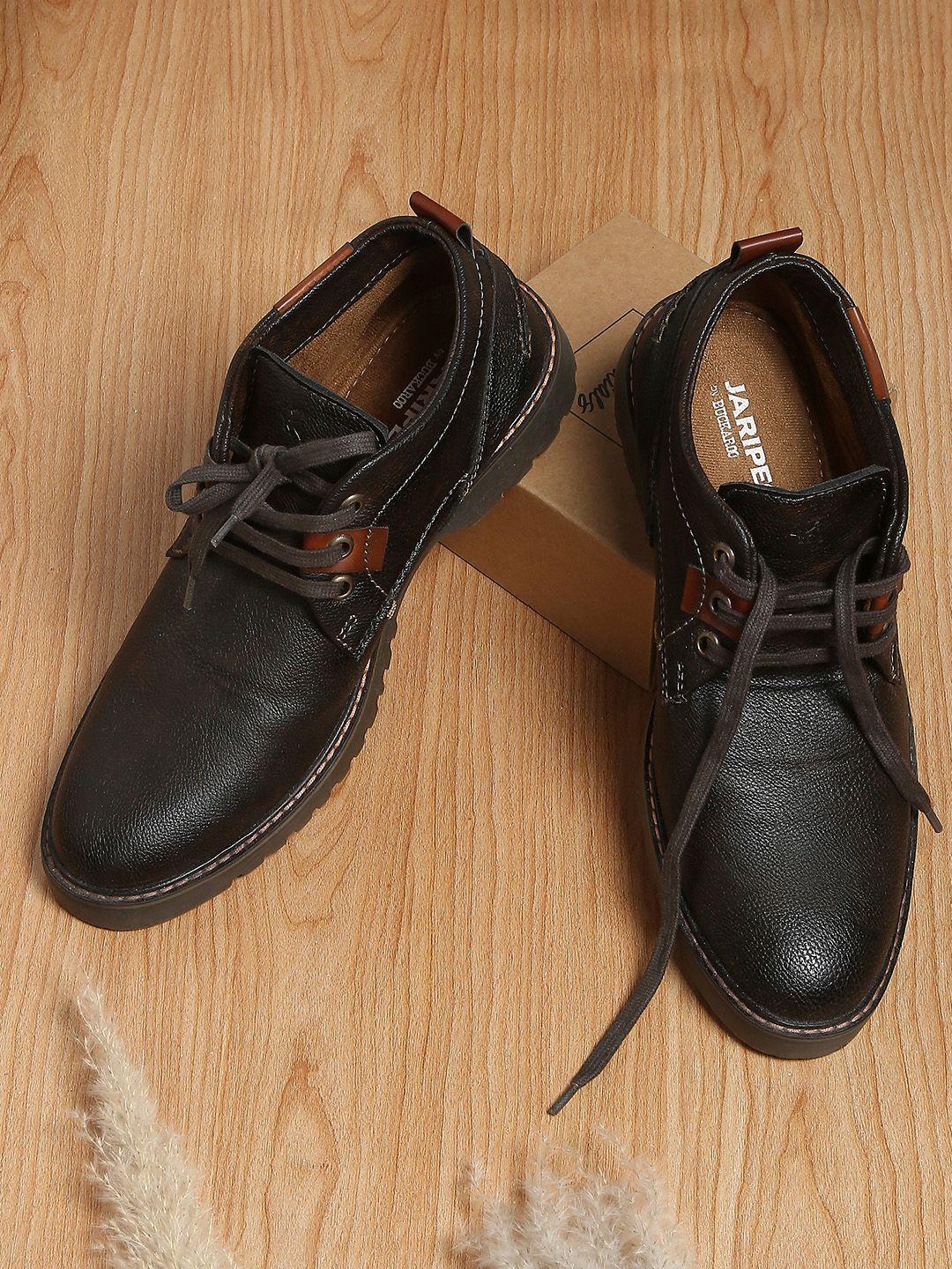 buckaroo men tan jaripeo vegan leather derbys shoes