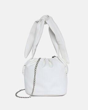 bucket bag with detachable strap