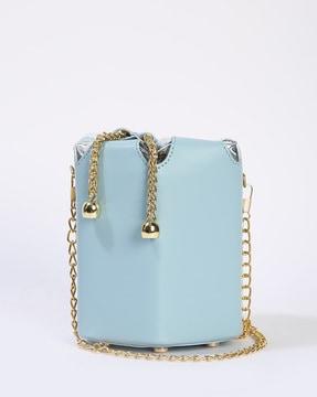 bucket bag with detachable strap