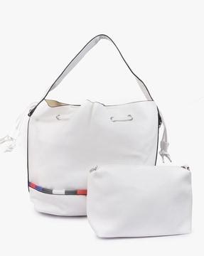 bucket bag with pouch