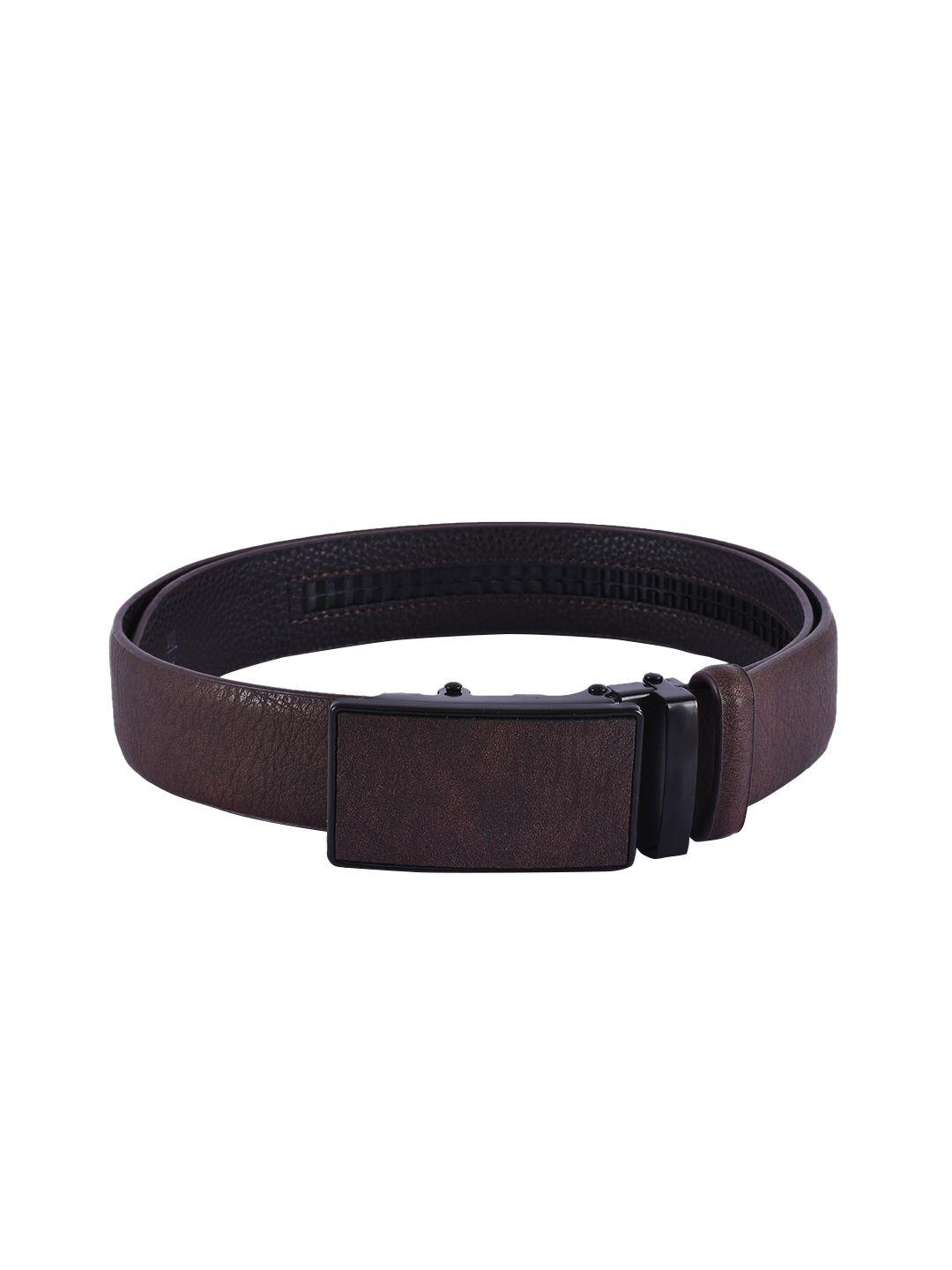 buckleup men brown solid leather belt