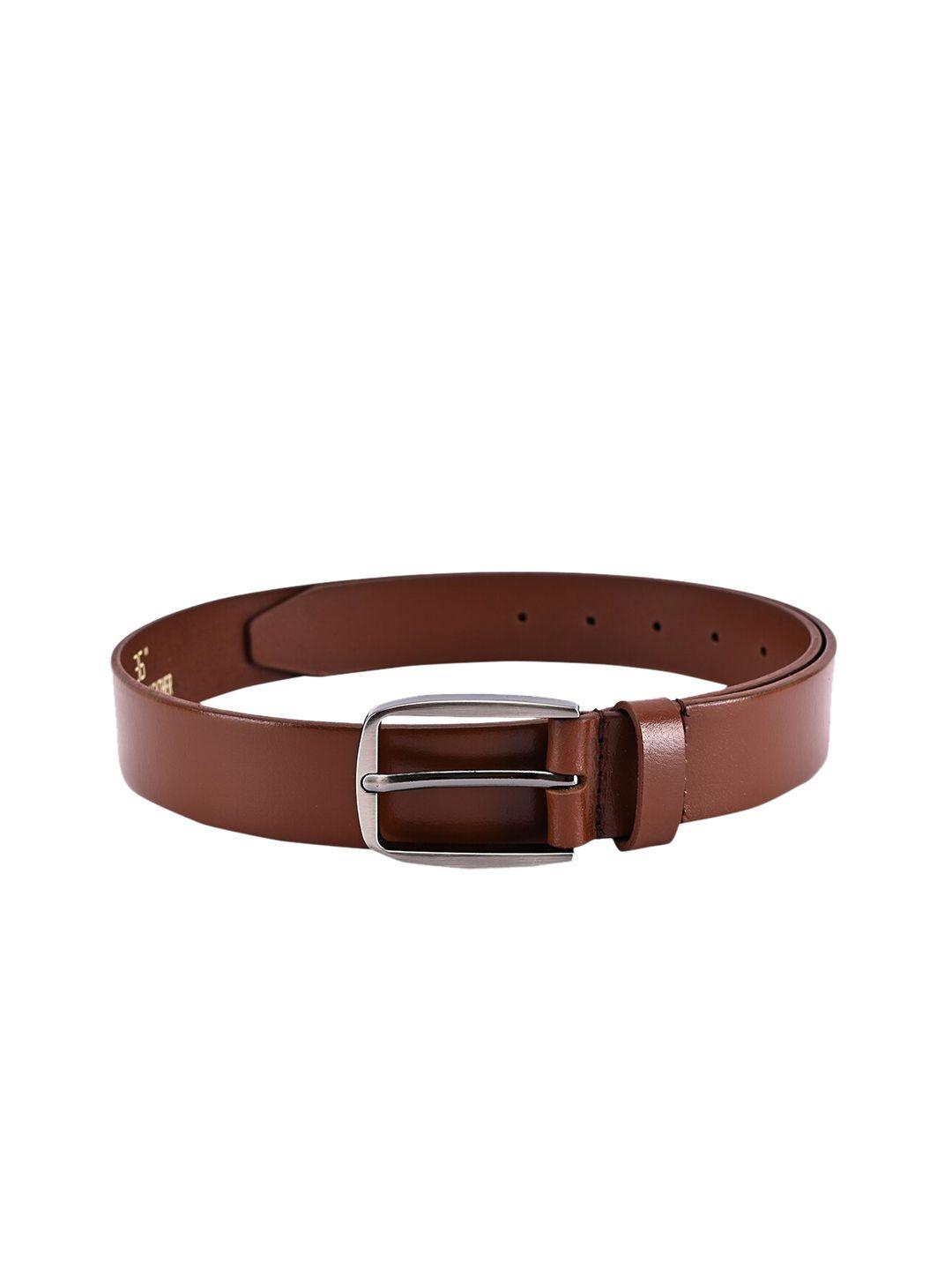 buckleup men tan brown leather belt