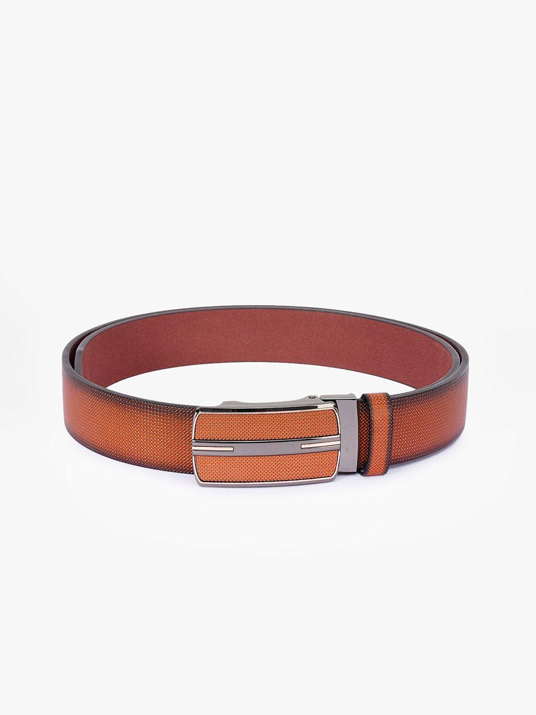 buckleup men tan solid leather belt