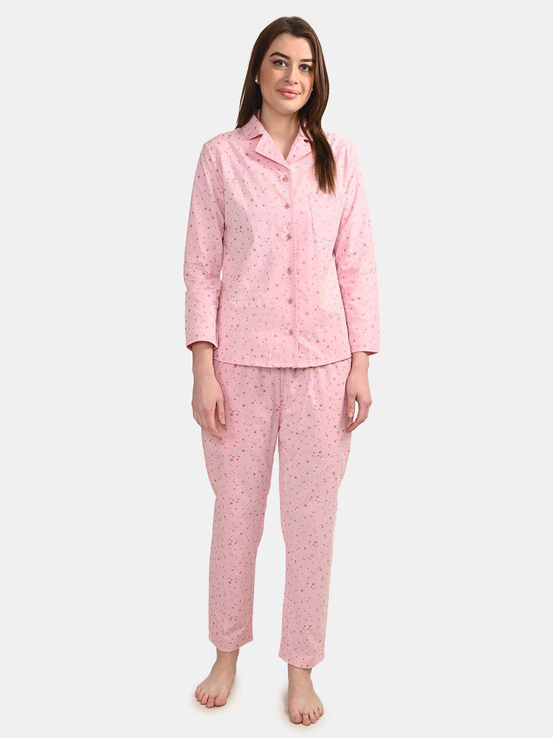 buckleup conversational printed night suit