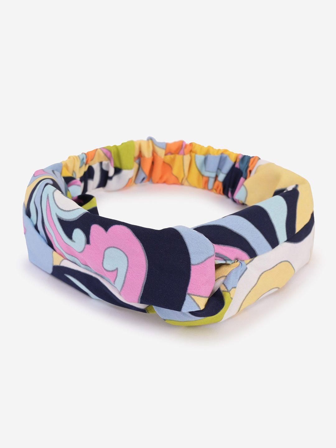 buckleup girls printed multi-coloured hairband