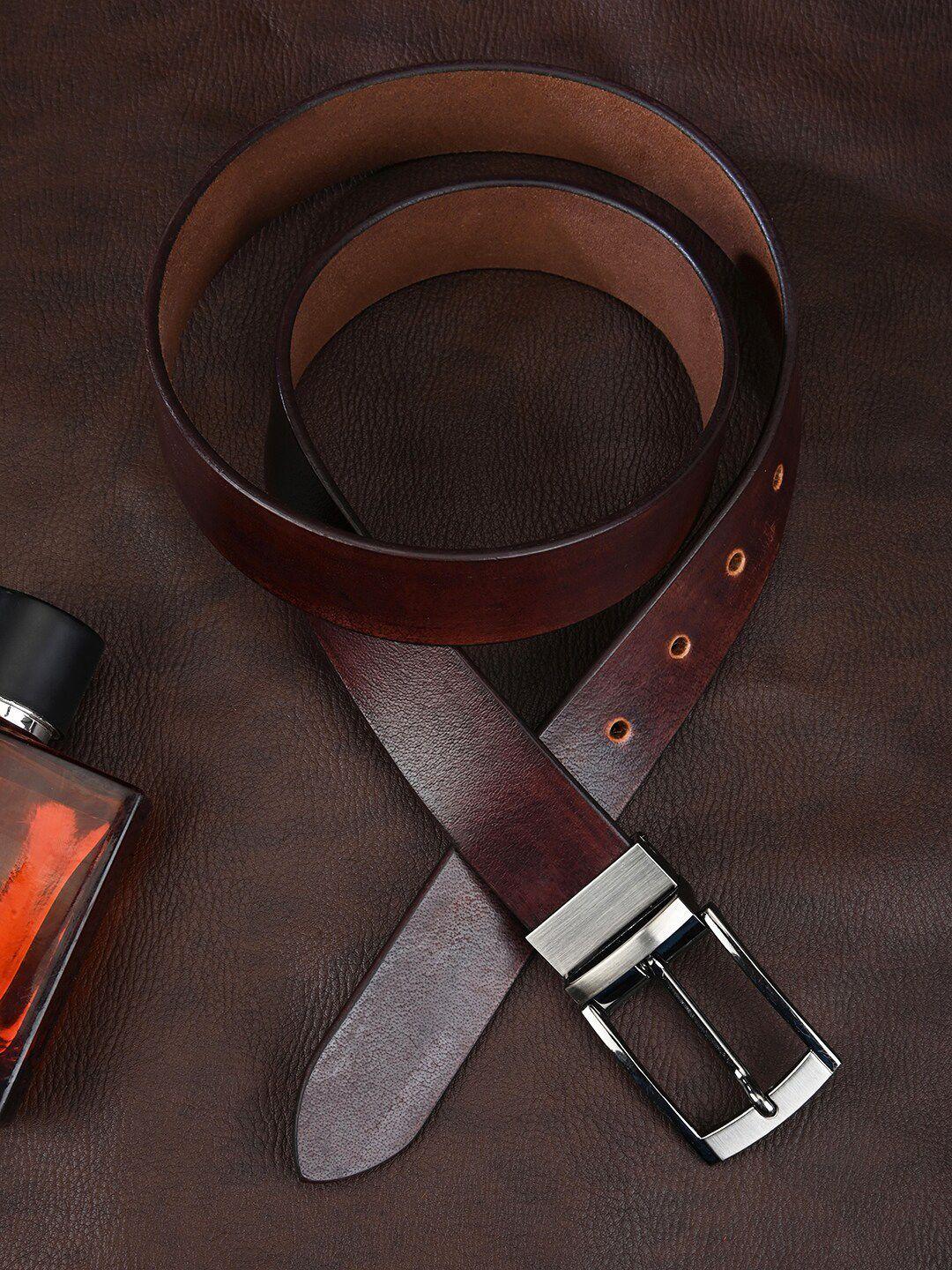 buckleup men brown leather belt