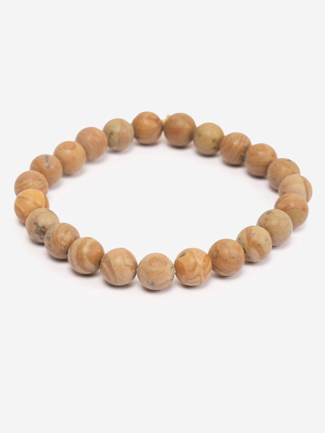 buckleup unisex nude-coloured beaded bracelet