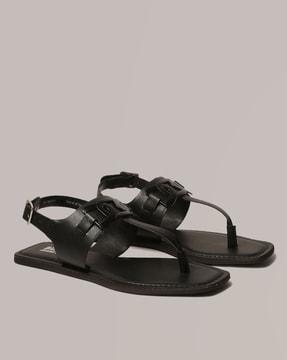 buda women flat sandal black 3