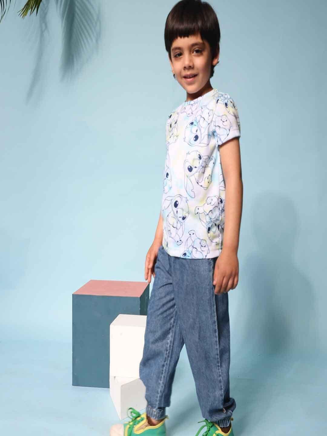 budding bees boys printed t-shirt with trousers
