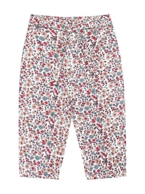 budding bees kids multi printed pants