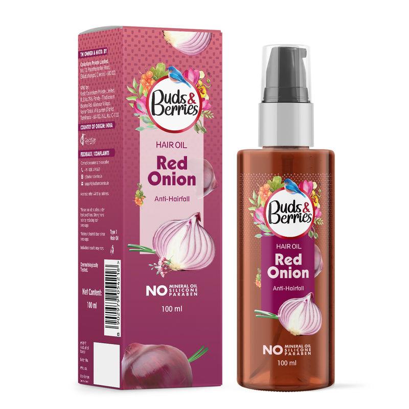 buds & berries red onion hair oil