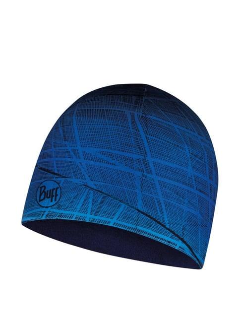 buff blue printed beanies