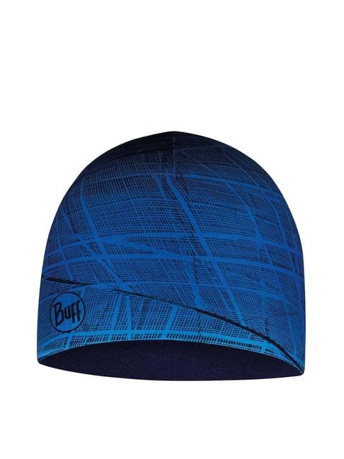 buff polar blue printed beanies