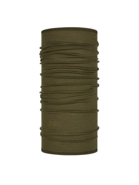 buff tubular green solid bandana