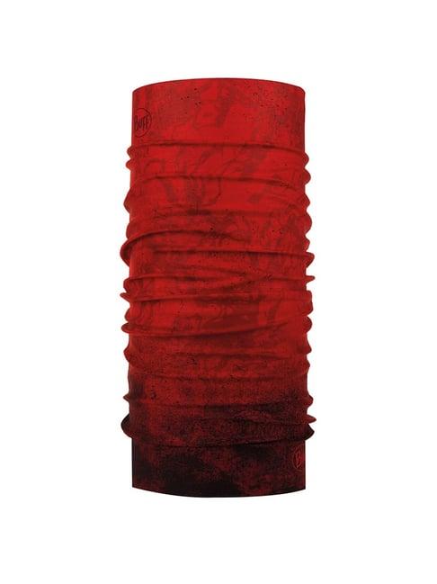 buff tubular-original red printed bandana