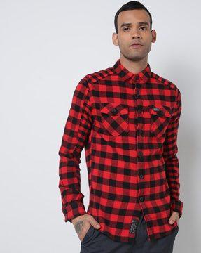 buffalo flannel checked shirt