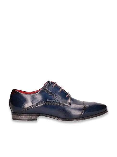 bugatti men's margo blue derby shoes