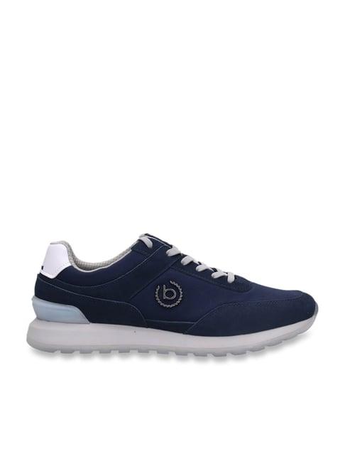 bugatti men's blue casual sneakers