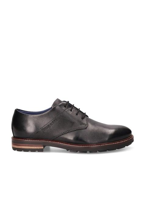 bugatti men's bolo exko black derby shoes