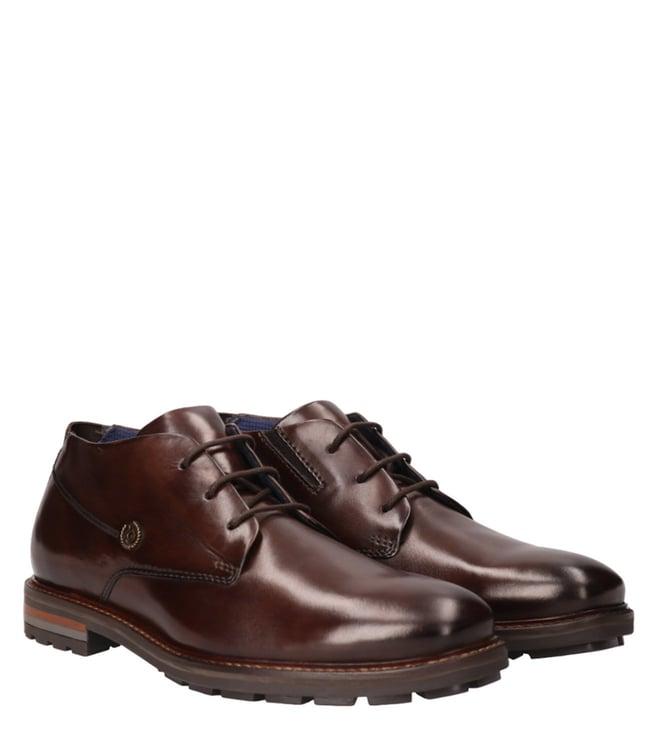 bugatti men's bolo exko brown derby shoes