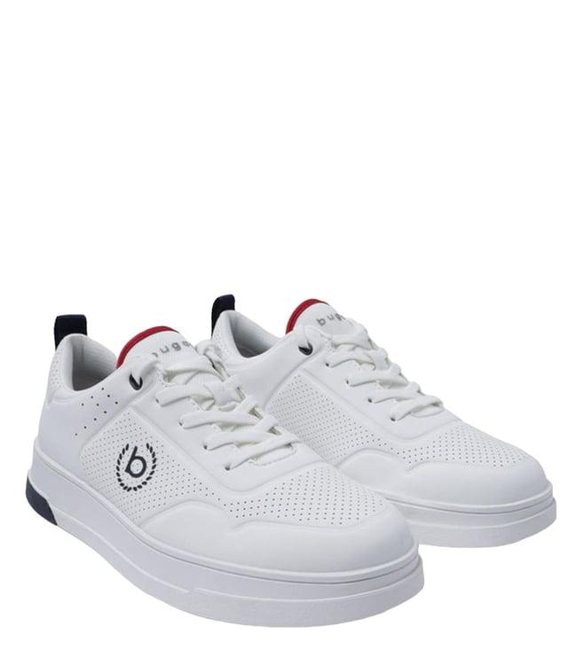 bugatti men's franc white sneakers