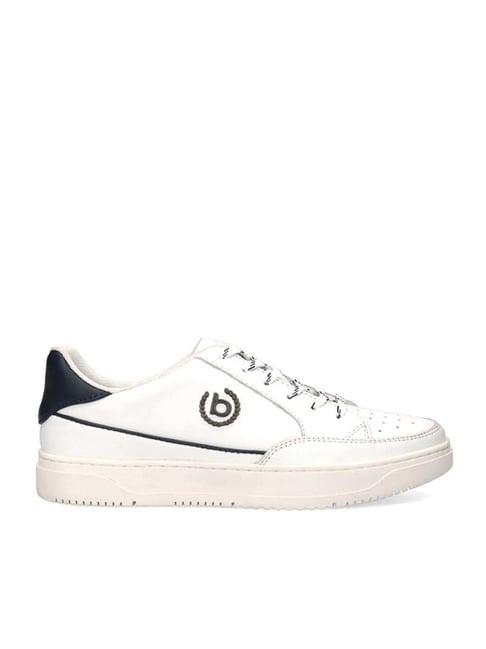 bugatti men's humus white casual sneakers