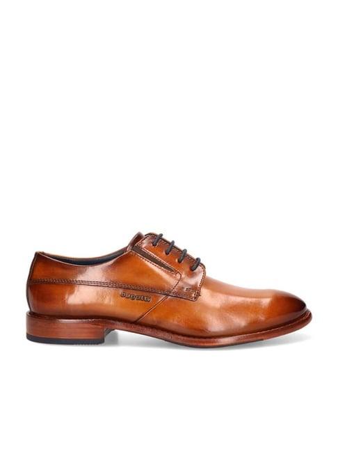 bugatti men's livorno flex evo cognac derby shoes