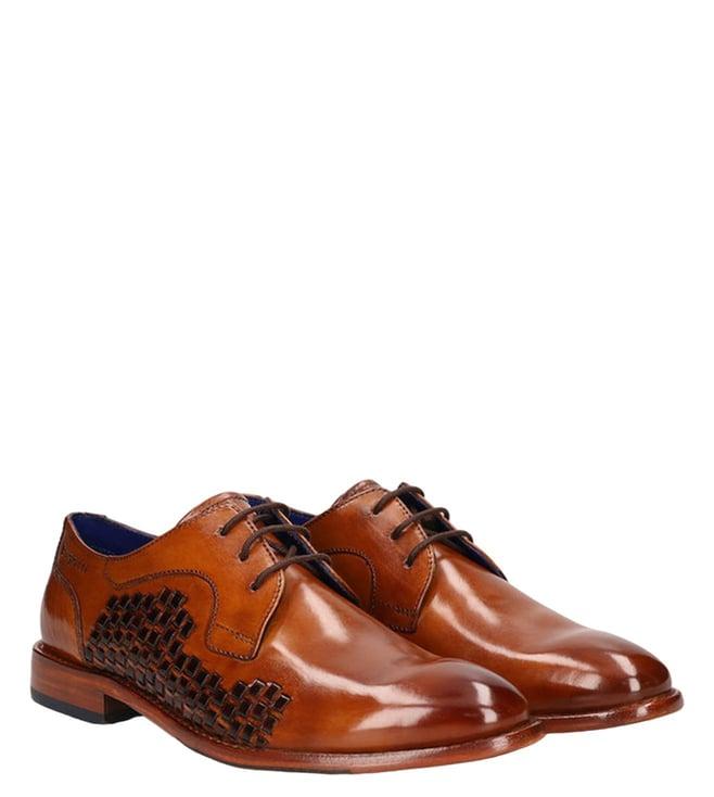 bugatti men's livorno flex evo cognac derby shoes