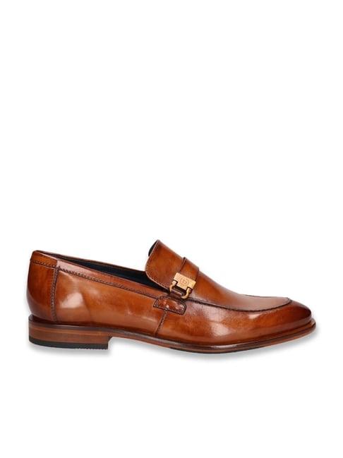 bugatti men's mansueto flex cognac formal loafers
