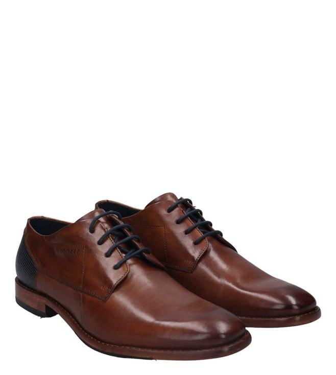 bugatti men's mansueto flex evo cognac derby shoes