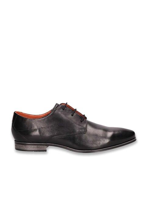bugatti men's margo black derby shoes