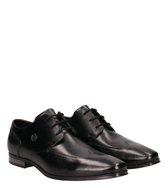 bugatti men's margo black derby shoes