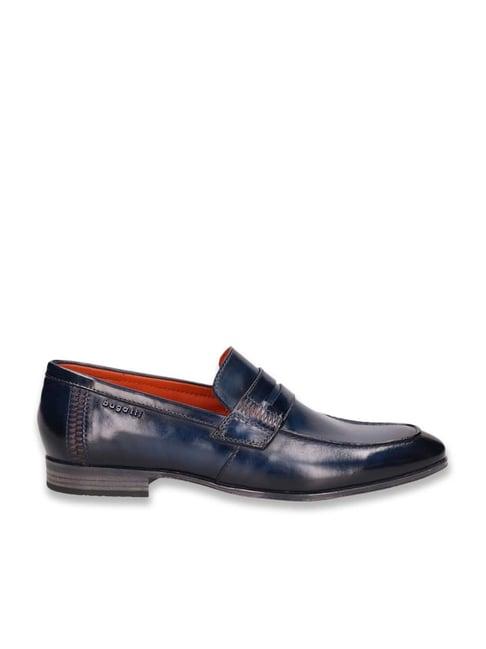 bugatti men's matina blue formal loafers
