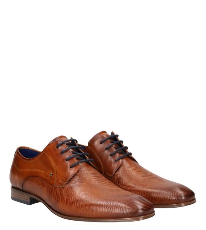 bugatti men's matina cognac derby shoes